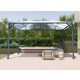 LANITPLAST 43 antracit aluminium kerti pavilon + bronz polikarbonát
