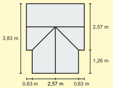 üvegház VITAVIA SIRIUS PC 6 mm ezüst színű LG248