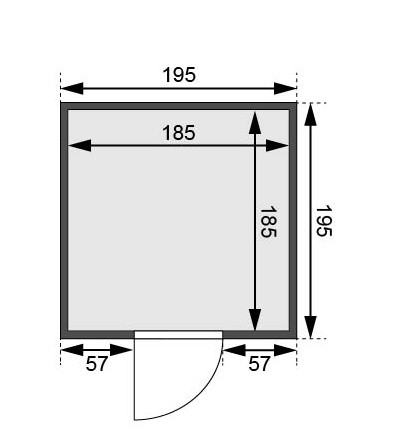 finn szauna KARIBU JARA (6172) LG2497