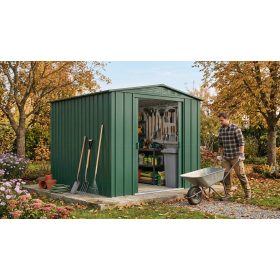 fém kerti ház GLOBEL 65 ZÖLT + napfénytető LG2502