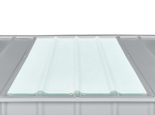 fém kerti ház GLOBEL 86 ZÖLT + napfénytető LG2503