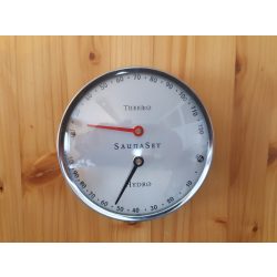 Szauna hőmérő és higrométer 10 cm átmérő