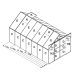 tartalék üveg az üvegházhoz VITAVIA URANUS 8300 PC 4 mm LG2539