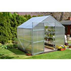 üvegház LANITPLAST DOMIK 2,6x2 m PC 4 mm LG2552