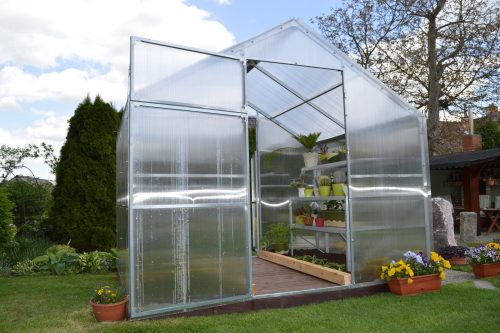 üvegház LANITPLAST DOMIK 2,6x2 m PC 4 mm LG2552