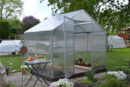 üvegház LANITPLAST DOMIK 2,6x2 m PC 4 mm LG2552