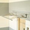 Bejárati előtető LANITPLAST BLUEMOON 150/89 ezüst szín