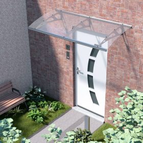   bejárati előtető LANITPLAST BLUEMOON XXL 197/150 ezüst szín LG2582