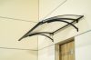 bejárati előtető LANITPLAST LARUS 120/85 antracit LG2609