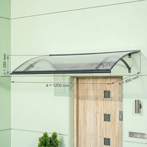 bejárati előtető LANITPLAST LARUS 120/85 antracit LG2609