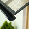 bejárati előtető LANITPLAST LARUS 120/85 antracit LG2609