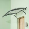 bejárati előtető LANITPLAST LARUS 120/85 antracit LG2609