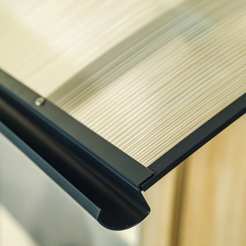 bejárati előtető LANITPLAST LARUS 120/85 antracit LG2609