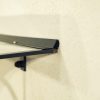 bejárati előtető LANITPLAST LARUS 120/85 antracit LG2609