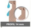 KARIBU DANA fából készült kerti ház + Ajándék vörös tetőfedés