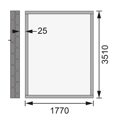 fából készült kerti ház KARIBU WANDLITZ 4 (55257) natur LG2730