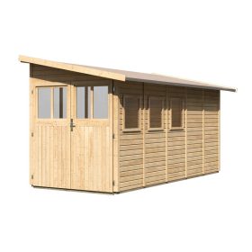   fából készült kerti ház KARIBU WANDLITZ 5 (55258) natur LG2731