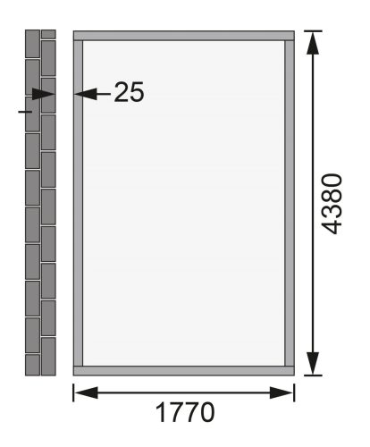 fából készült kerti ház KARIBU WANDLITZ 5 (55258) natur LG2731