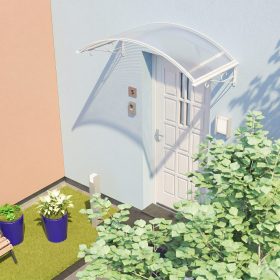 bejárati előtető LANITPLAST ALBA 140/80 fehér LG2795