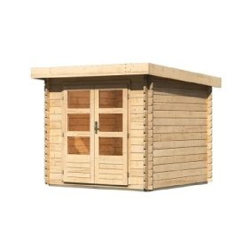   fából készült kerti ház KARIBU BASTRUP 2 (73283) natur LG2805