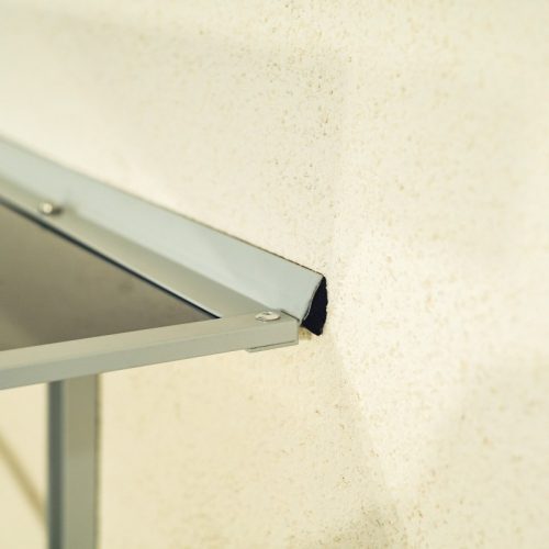 bejárati tető LANITPLAST LYRA 150/84,5 ezüst szín  LG2811