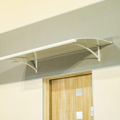 bejárati tető LANITPLAST LYRA 150/84,5 fehér LG2812