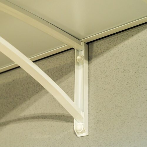 bejárati tető LANITPLAST LYRA 150/84,5 fehér LG2812