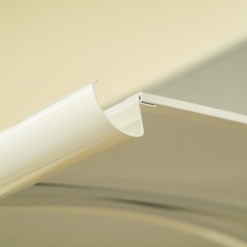 bejárati tető LANITPLAST LYRA 150/84,5 fehér LG2812