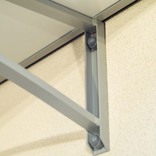 bejárati tető LANITPLAST VIRGO 150/83,5 ezüst szín LG2815