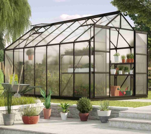 üvegház VITAVIA URANUS 11500 PC 4 mm fekete szín LG2831