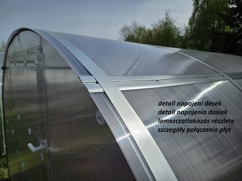 üvegház LANITPLAST GLADUS 3x4 m PC 4 mm LG2877