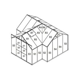   tartalék üveg az üvegházhoz VITAVIA SIRIUS PC 6 mm LG3049