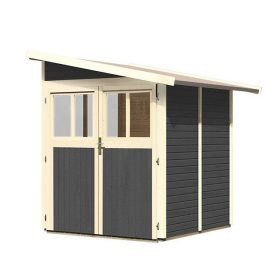   fából készült kerti ház KARIBU WANDLITZ 2 (73072) terragrau LG3073