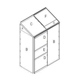 üvegház csereüvegezése VITAVIA IDA 900 PC 4 mm LG3075