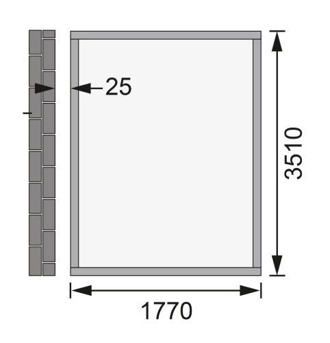 fából készült kerti ház KARIBU WANDLITZ 4 (73074) terragrau LG3092