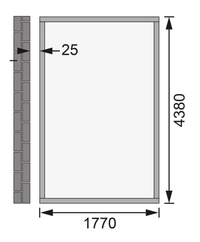 fából készült kerti ház KARIBU WANDLITZ 5 (38751) antracit LG3095