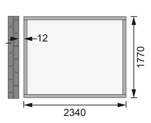 fából készült kerti ház KARIBU BOMLITZ 2 (68357) natur LG3096
