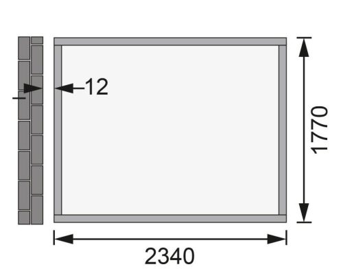 fából készült kerti ház KARIBU BOMLITZ 2 (8884) terragrau LG3097