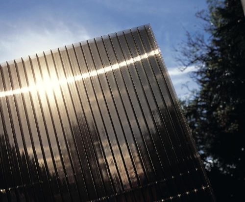 csereüvegezés a LANITPLAST WALL 33 pergolához bronz PC LG3100