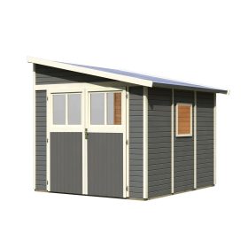   fából készült kerti ház KARIBU BOMLITZ 3 (8885) terragrau LG3138