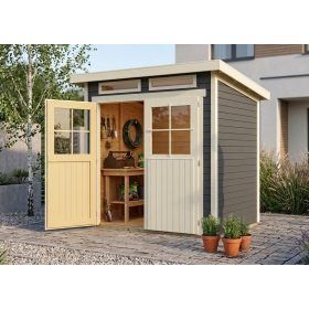   fából készült kerti ház KARIBU GLÜCKSBURG 2 (68190) terragrau LG3488