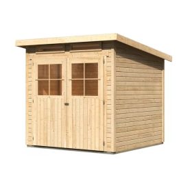   fából készült kerti ház KARIBU ÜCKSBURG 3 (57734) natur LG3491