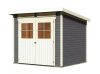 fából készült kerti ház KARIBU GLUCKSBURG 4 (68216) terragrau LG3497