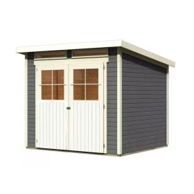   fából készült kerti ház KARIBU GLÜCKSBURG 4 (68216) terragrau LG3497