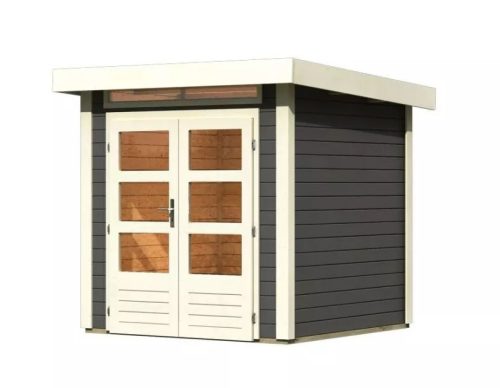 fából készült kerti ház KARIBU KANDERN 1 (82985) terragrau LG3528
