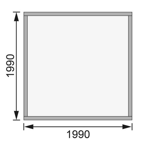 fából készült kerti ház KARIBU KANDERN 1 (82985) terragrau LG3528
