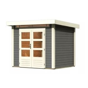   fából készült kerti ház KARIBU KANDERN 2 (9226) terragrau LG3533