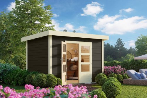 fából készült kerti ház KARIBU KANDERN 2 (9226) terragrau LG3533