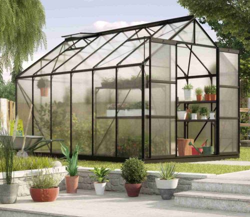 üvegház VITAVIA URANUS 9900 PC 4 mm fekete színű LG3568