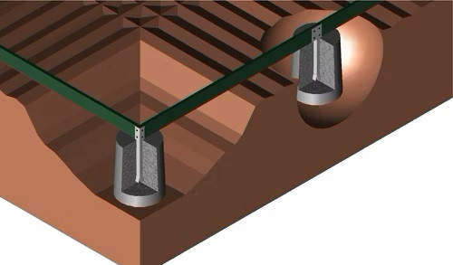 horganyzott alap VITAVIA TRITON 7500 zöld színű LG3699